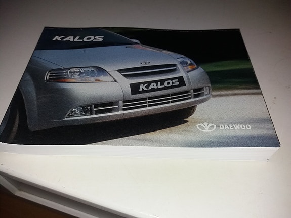 Käyttöohjekirja Daewoo / Chevrolet Kalos