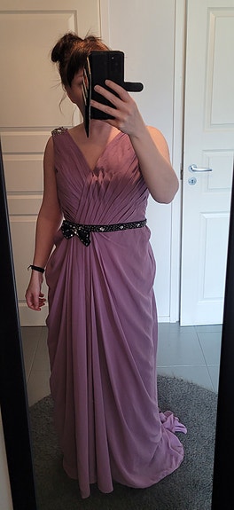 Juhlamekko violetti S