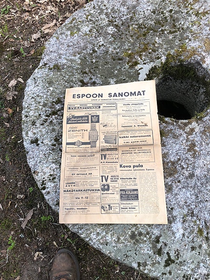 Espoon Sanomat toukokuun 23. pnä 1969