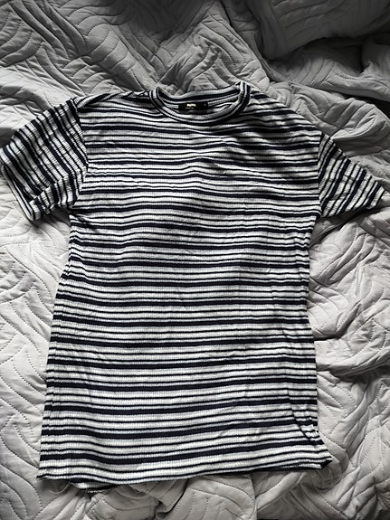 Raidallinen T-paita, BikBok