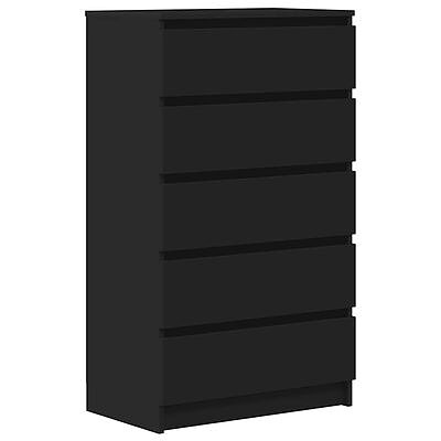 vidaXL Laatikosto musta 60x36x103 cm tekninen puu(sku823017