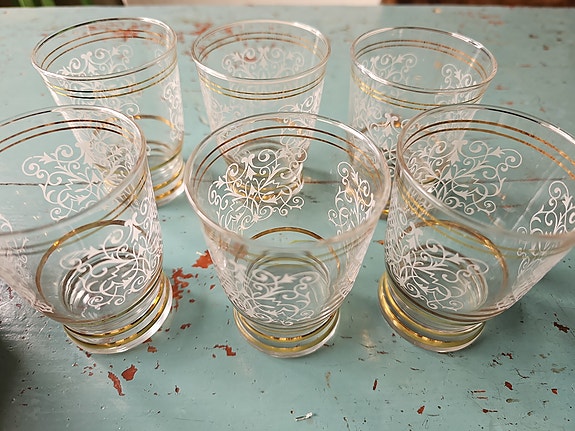 6kpl kauniit Vintage lasit