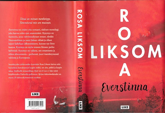 Rosa Liksom: Everstinna. Like 2017.