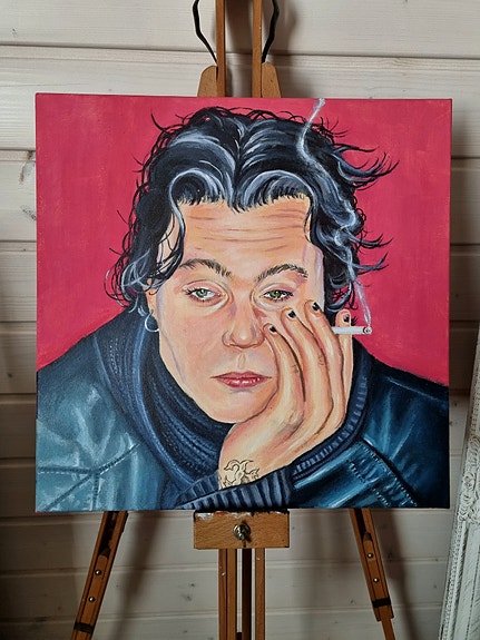 Ville Valo maalaus