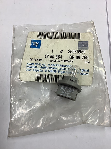 25085969 mittariston lamppu Opel Frontera B