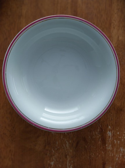 Vanhat hienot syvät lautaset 4 kpl