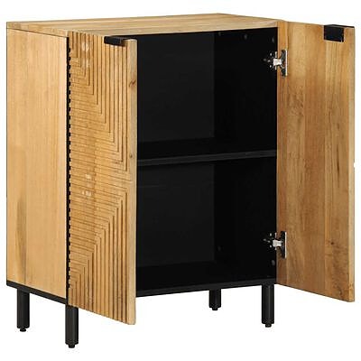 vidaXL Senkki Ruskea 60x33x75 cm Massiivipuu Mango(sku4017722