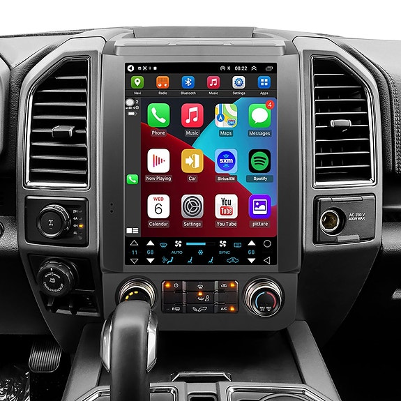 Android soitin 12.1" näytöllä Ford F150 F250 F350 2015-2021