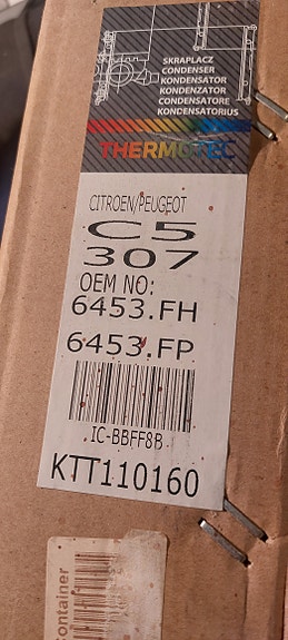 Citroen C5/Peugeot 307 ilmastoinnin kenno