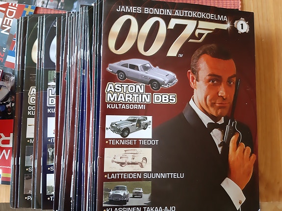 007 James Bondin autokokoelma, autot ja lehdet osat 1-60