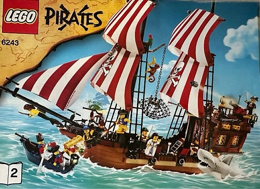 Lego 6243 Pirates Punaparran laiva