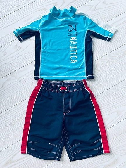 Polarn O. Pyret uimashortsit 98/104 2-4 v ja Nautica uimapaita koko 3 T