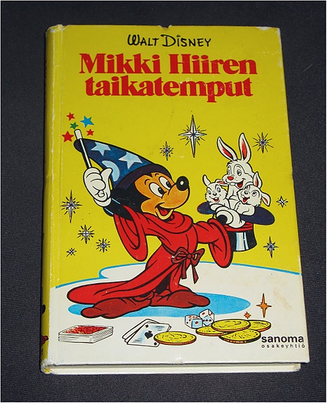 Mikki Hiiren taikatemput 1. painos 1974