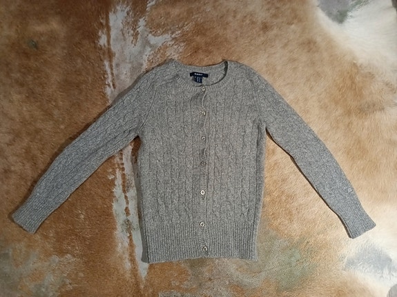Gant harmaa XS villatakki