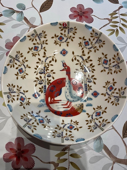 Iittala Taika valkoinen lautanen.