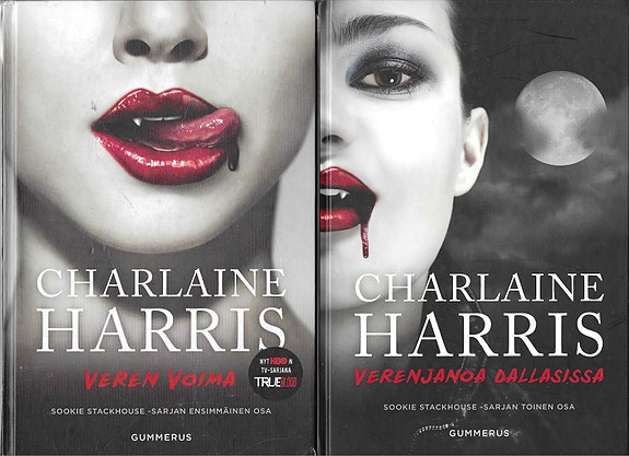 Charlaine Harris: Neljä Sookie Stackhouse kirjaa.