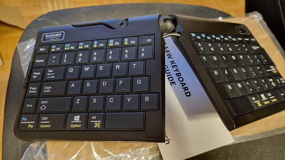 GoldTouch Go!2 Bluetooth ergonomic näppäimistö keyboard
