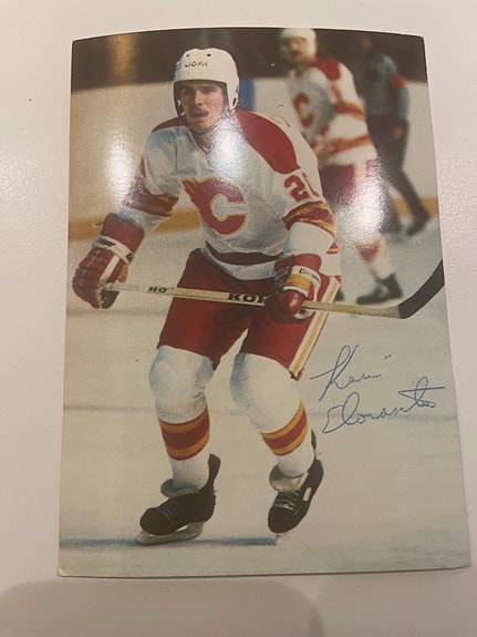 Kari Eloranta nimikirjoitus Calgary Flames