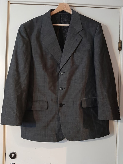 Turo Tailor tummanharmaa puvun takki SD 104