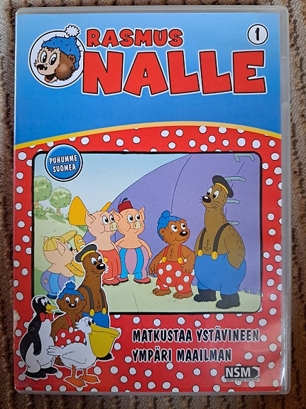 Rasmus nalle 1 matkustaa ystävineen ympäri maailman dvd