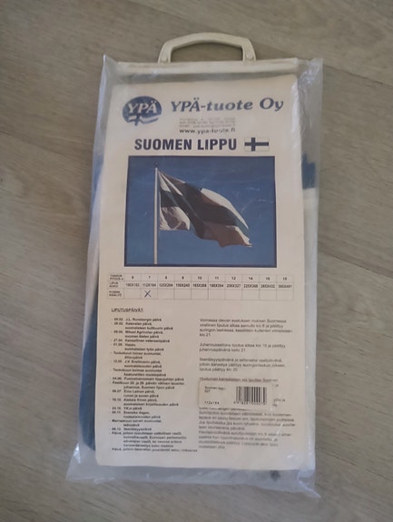 Suomen lippu.