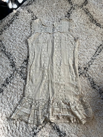 Beige pitsimekko XS