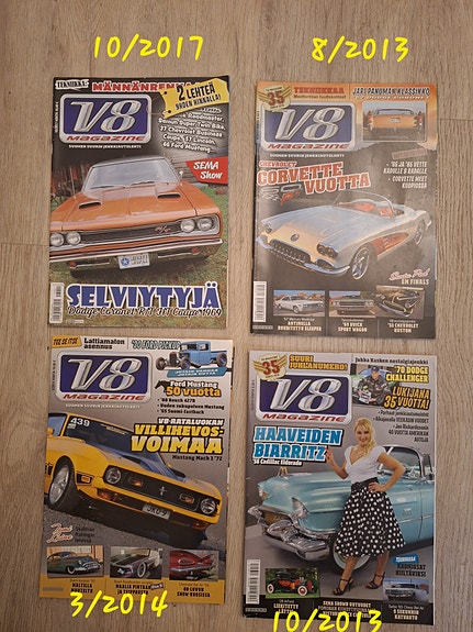 V8 setti. 10/2013 3/2014 10/2017 8/2013