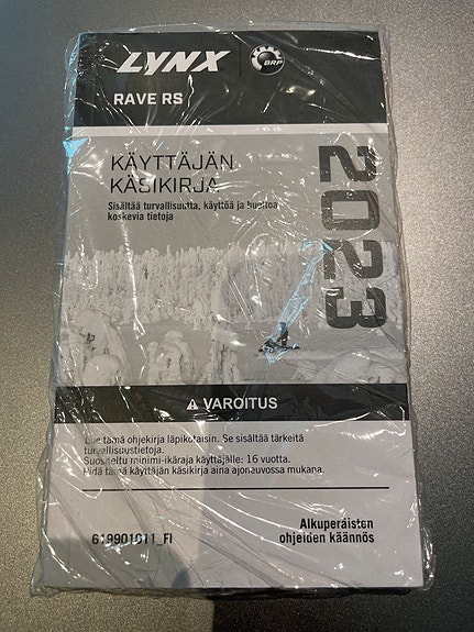 Lynx Rave RS 2023 käyttäjän käsikirja