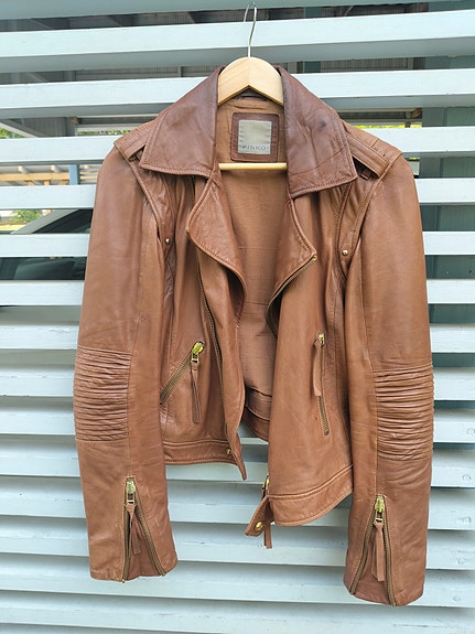 Ruskea nahkatakki koko 38 Myydään (sivu 3) Tori