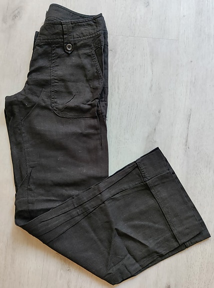 Vero moda pellava housut 34