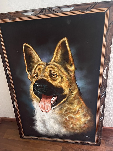 Saksanpaimenkoira taulu