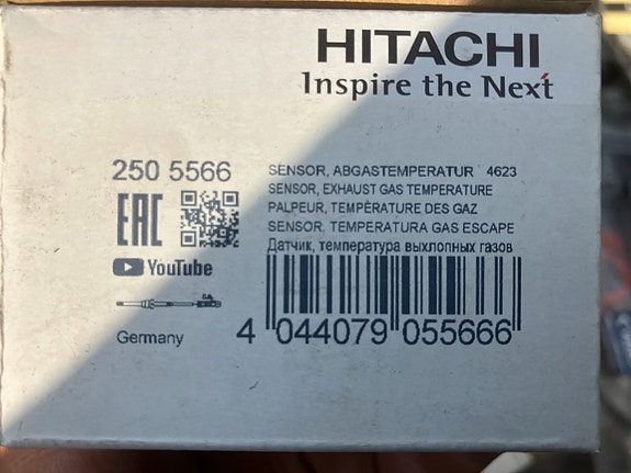 Volvo Diesel Pakokaasun Lämpötila-anturi Hitachi 07-