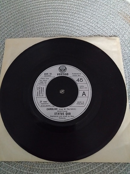 Status Quo 7" Caroline /Dirty water