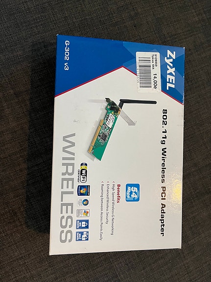 Wifi-verkkokortti (ZyXEL G-302 v3)