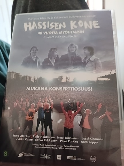 Hassisen kone dvd 40 vuotta myöhemmin