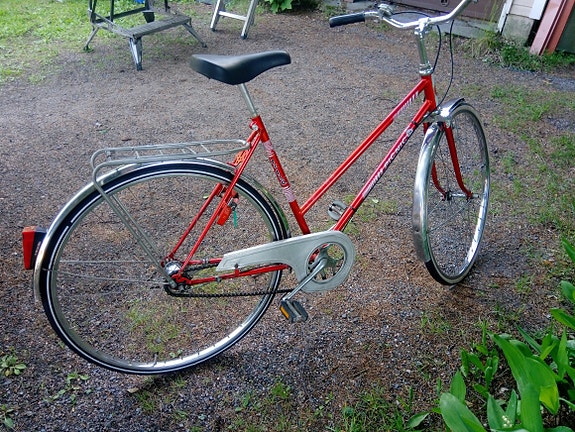 Nopsa 28" uudella Marathon Plus 32-622  renkaalla