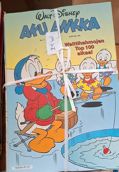 Aku lehtiä 24 kpl