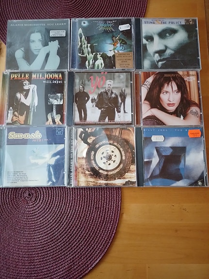 CD levyt/DVD
