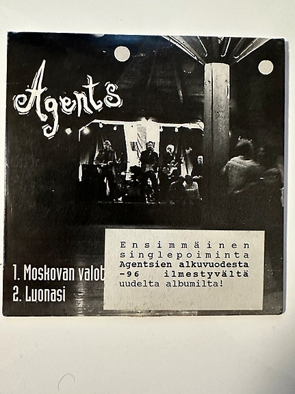Agents ja Jorma Kääriäinen Moskovan valot cd-single RARE