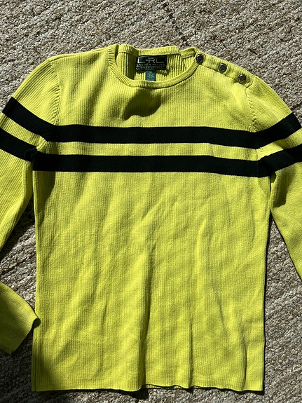 Keltainen Ralph Lauren Vintage neule M