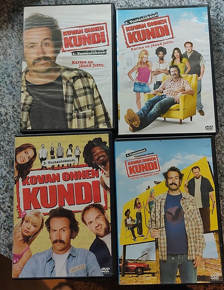 Kovan onnen kundi. My Name Is Earl DVD Kokoelma 4 Kappaletta