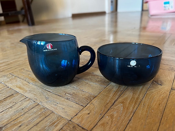 Iittala / Tapio Wirkkala kermakko ja sokerikko