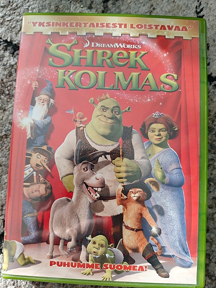 Shrek kolmas DVD levy