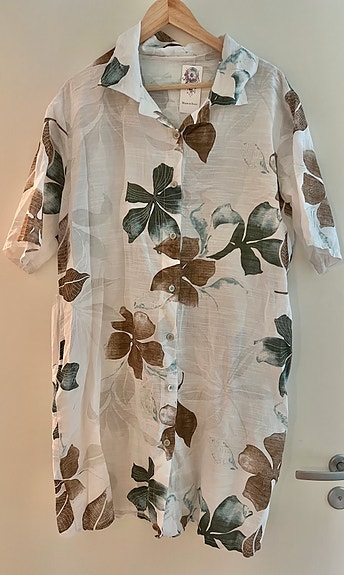 pitkä puuvilla paitapusero/mekko