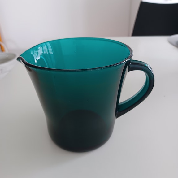 Lasikannu vihreä Riihimäen lasi