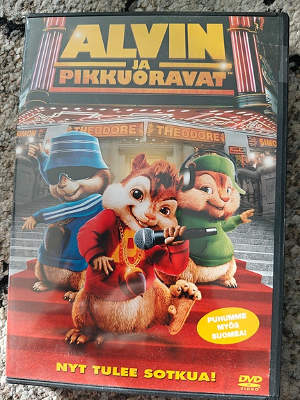 Alvin ja pikkuoravat DVD levy