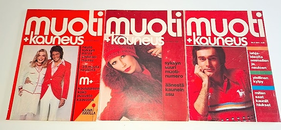 Muoti+kauneus / Kaunis koti / Me Naiset 1952 ym.