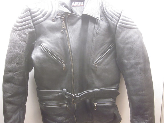 biker nahkatakki koko M