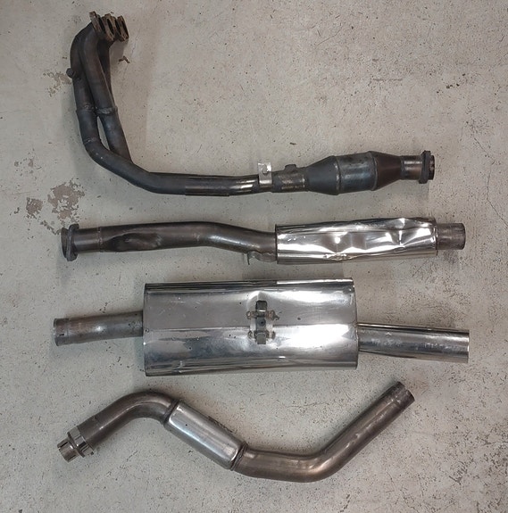VW Polo 86C Bastuck 2,5" rst-putkisto