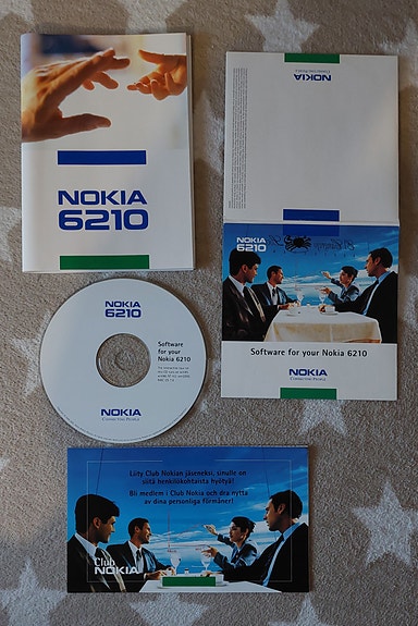 Nokia 6210 käyttöohje, software cd, Club Nokia